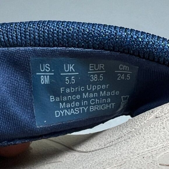 Bzees Dynasty Sandals Women's Size 8 Blue Bright Wedge Beach Slide‎ Flip Flops - Picture 11 of 11